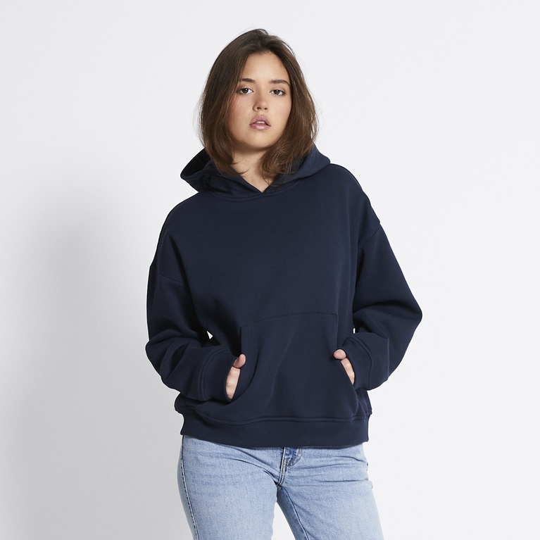 Heavy hoodie "Hilma" Dark Blue